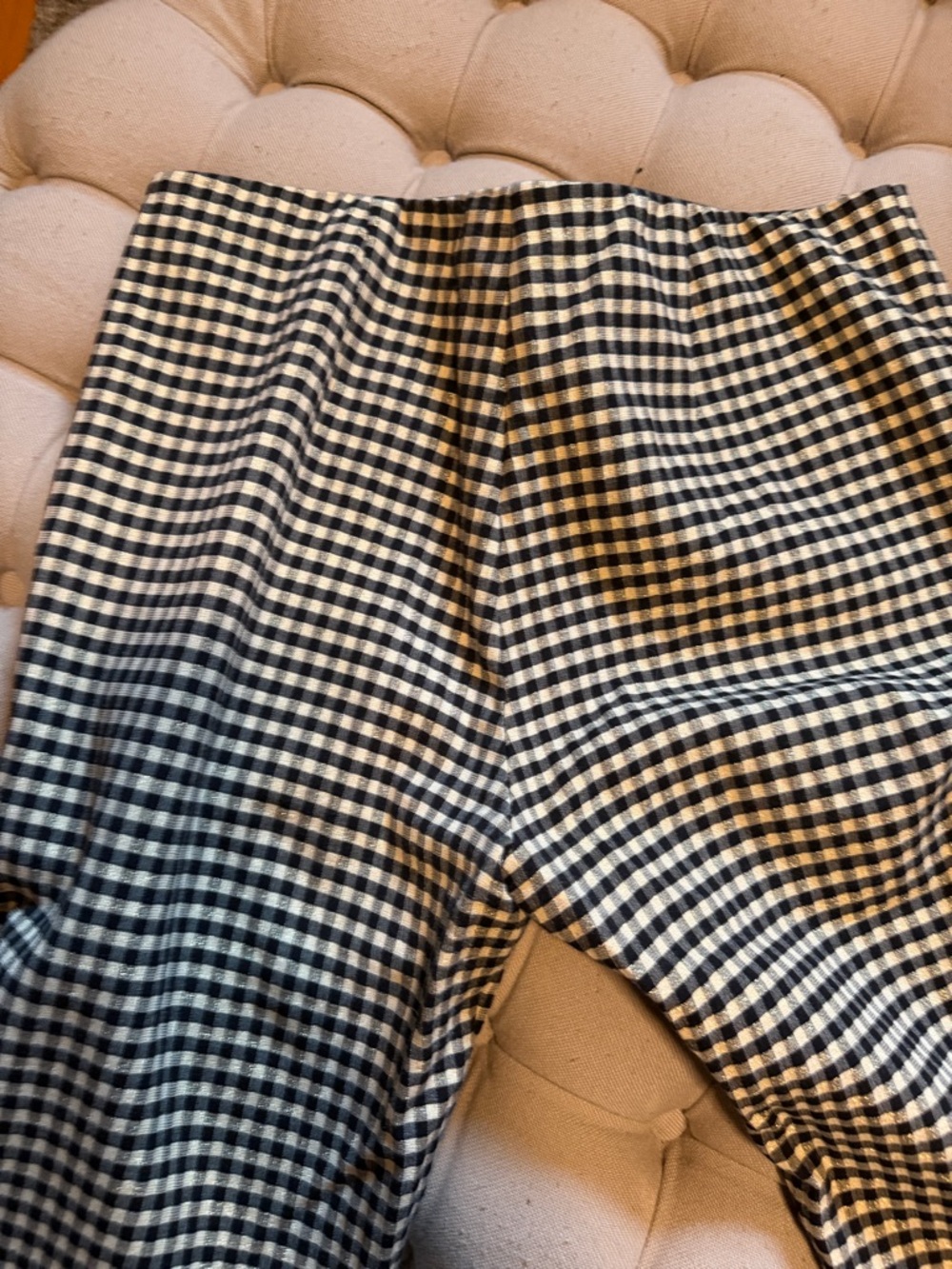 Sara Campbell Black & White Gingham pants - Picture 4 of 4